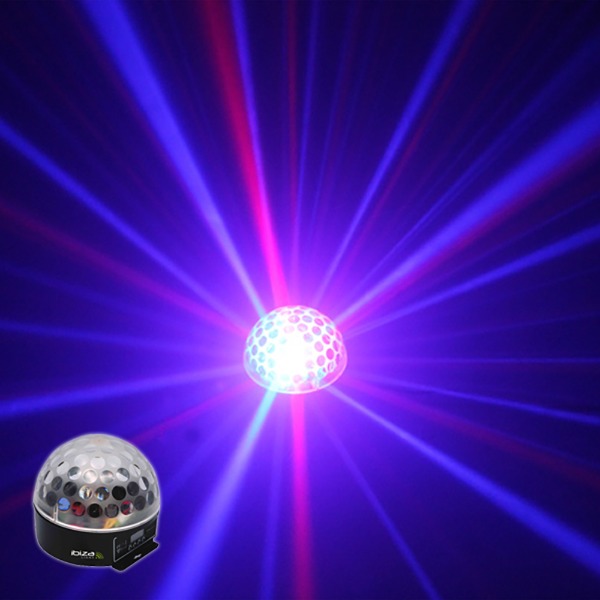LED discobal effect